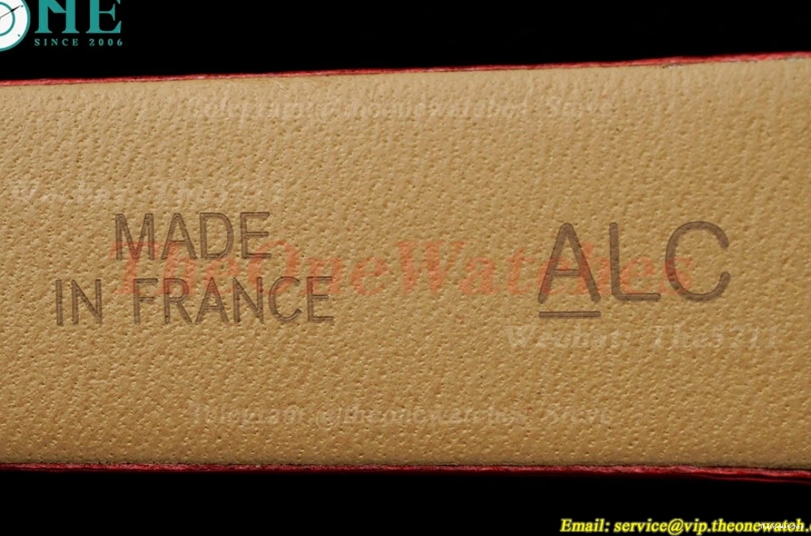 Dumont Santos Silver RG Quartz AF Dial Red SA 0408